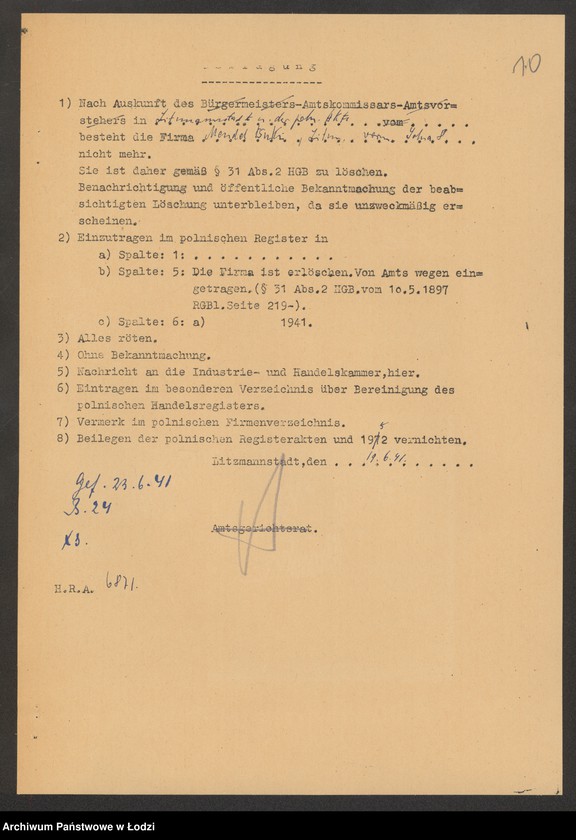 Obraz 12 z jednostki "Mendel Buki – sprzedaż wełny i bawełny"