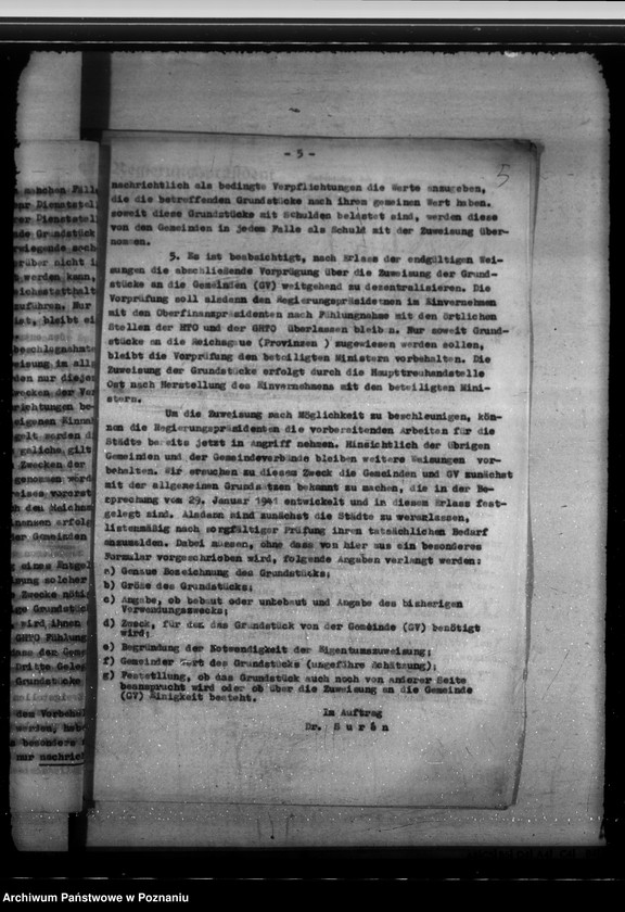 Obraz 9 z jednostki "Zuweisung der beschlagnahmten Grundstücke an diwe Gemeinden. Lehrlingsheim in der Ostgebieten"