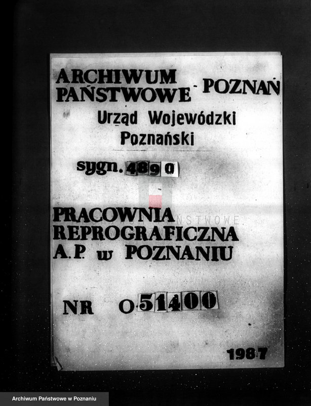 image.from.unit.number "Zatwierdzenie zakładu przemysłowego /wytwórni papirusu i płyt światłoczułych/ własność Kaiser Poznań Rataje"