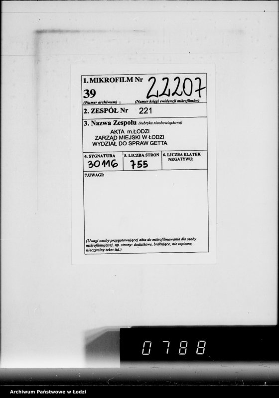 image.from.unit.number "Lebensmitteleinkauf. Aufträge, [Lieferscheinen und Rechnungen] 17526-17545. [Zamówienia i dostawa ziemiopłodów do Getta]"