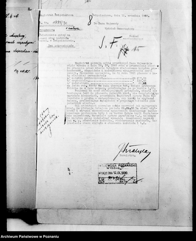 Obraz 12 z jednostki "Różne sprawy miasta Święciechowa"