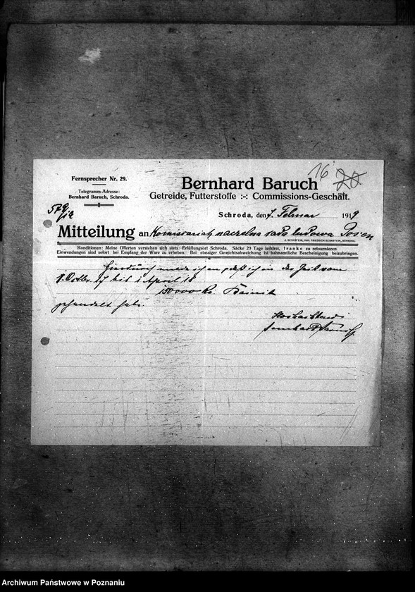 Obraz 20 z jednostki "Sztuczne nawozy zaprzedane w czasie od 1.10.17 - 1.4.1918"