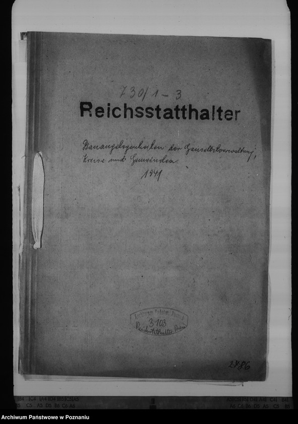 Obraz 4 z jednostki "Bauangelegenheiten der Gauselbstverwaltung, Kreise und Gemeinden"