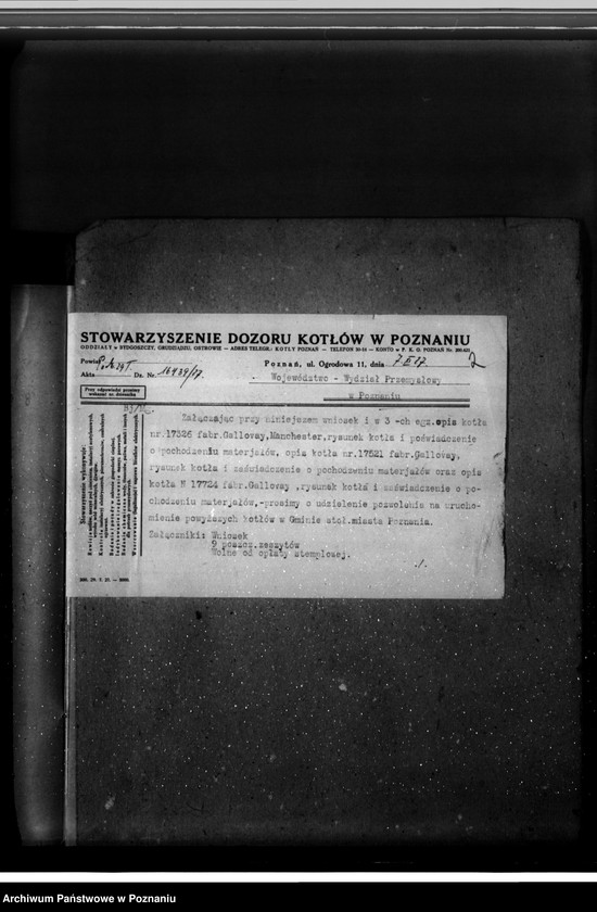 Obraz 6 z jednostki "Spalarnia śmieci własność Magistrat miasta Poznania nr woj. kotła 6029"