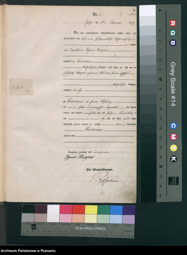 Obraz 3 z jednostki "Księga urodzeń"