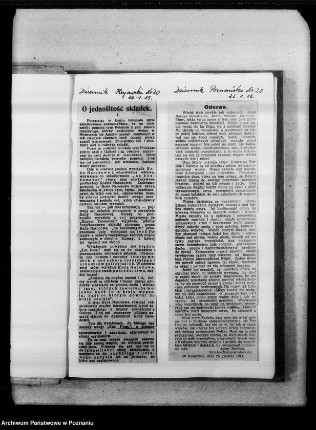 Obraz 8 z jednostki "Papież a Polska. Pomoc dla Polski [Wycinki prasowe]"