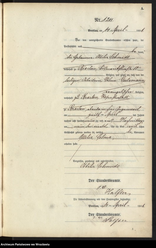 image.from.unit.number "Księga urodzeń Wrocław III 1891 t.03"