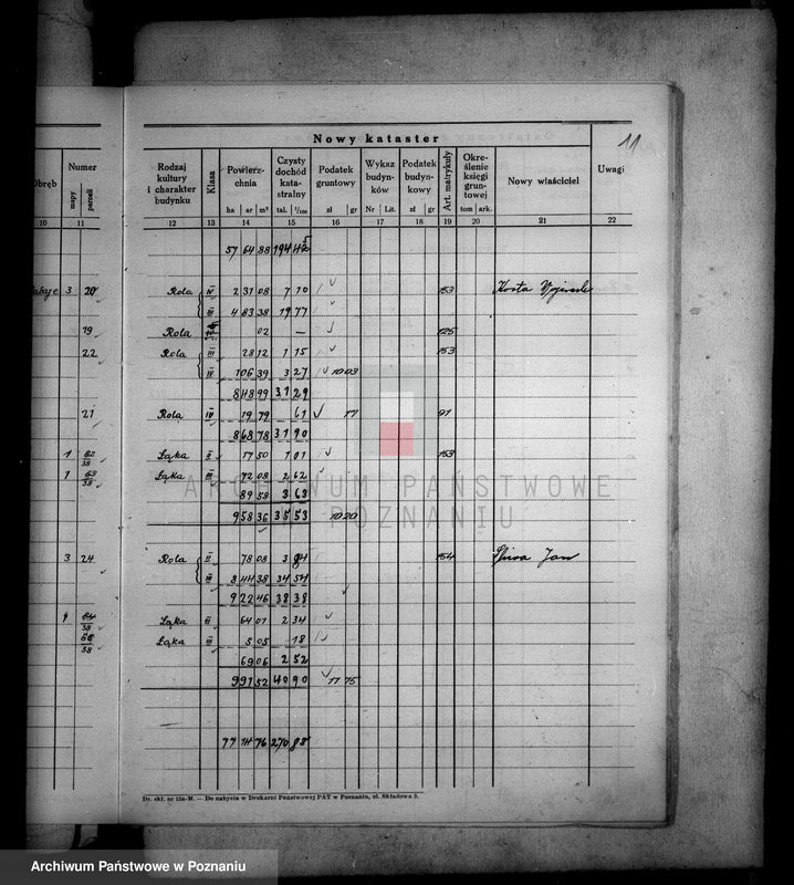 Obraz 17 z jednostki "Ostateczny rejestr pomiarowy majątku Łobżenice powiatu wyrzyskiego"