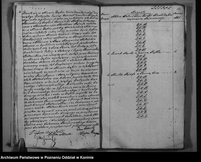 Obraz 13 z jednostki "Duplikat urodzonych, zaślubionych i zgonów"