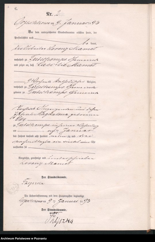 Obraz 5 z jednostki "Księga zgonów"