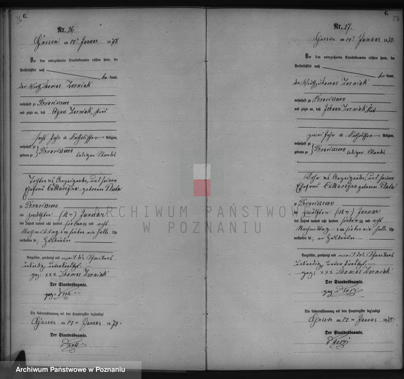 Obraz 16 z jednostki "Księga zgonów t. I"