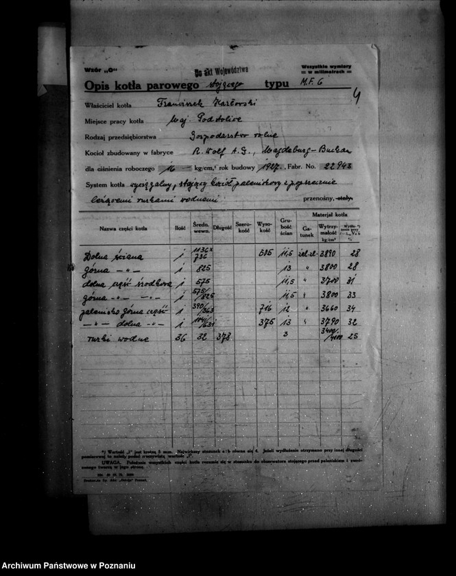 Obraz 8 z jednostki "Gospodarstwo rolne Fr. Karłowskiego maj. Podstolice powiat średzki"