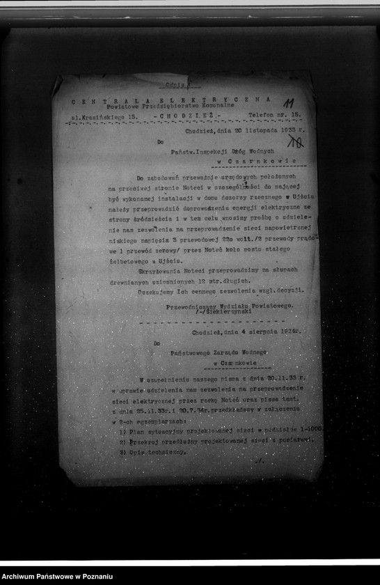 Obraz 15 z jednostki "/Sprawy elektryfikacyjne/"