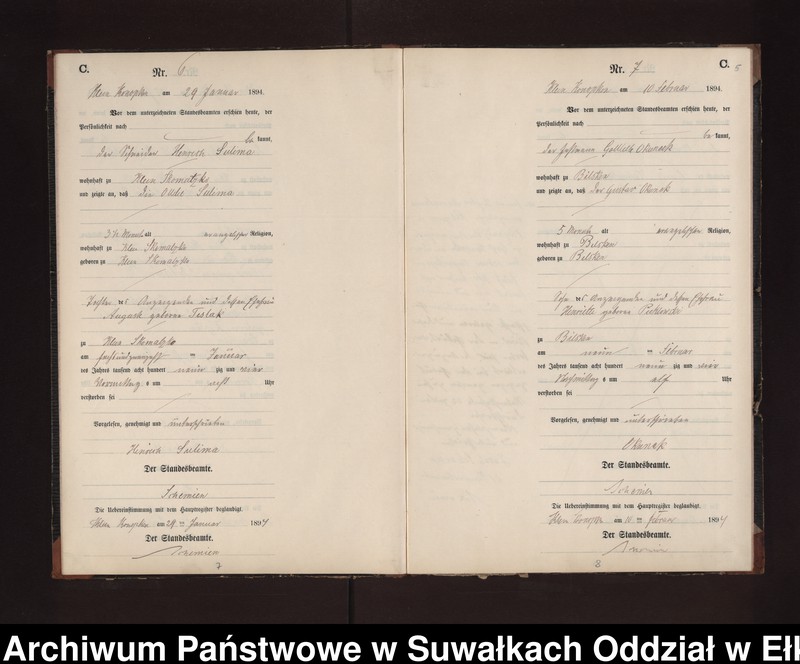 image.from.unit.number "Sterbe-Neben-Register des Preussischen Standes-Amtes Gross Konopken Kreis Loetzen"