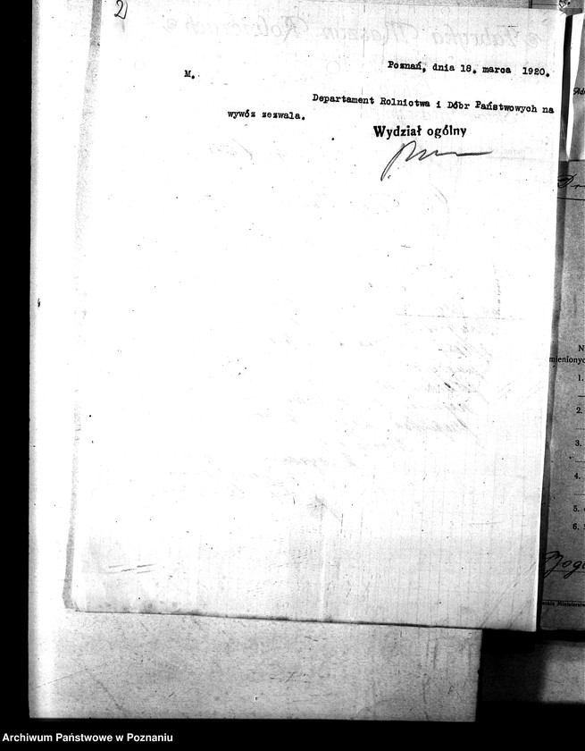 Obraz 7 z jednostki "Przepustki, wywóz maszyn rolniczych - ogólne"