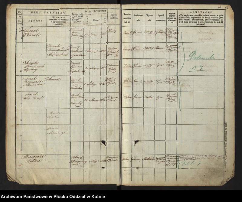 image.from.unit.number "[Księga ludności stałej wsi: Budzyń, Dobrzelin i Marianków]"