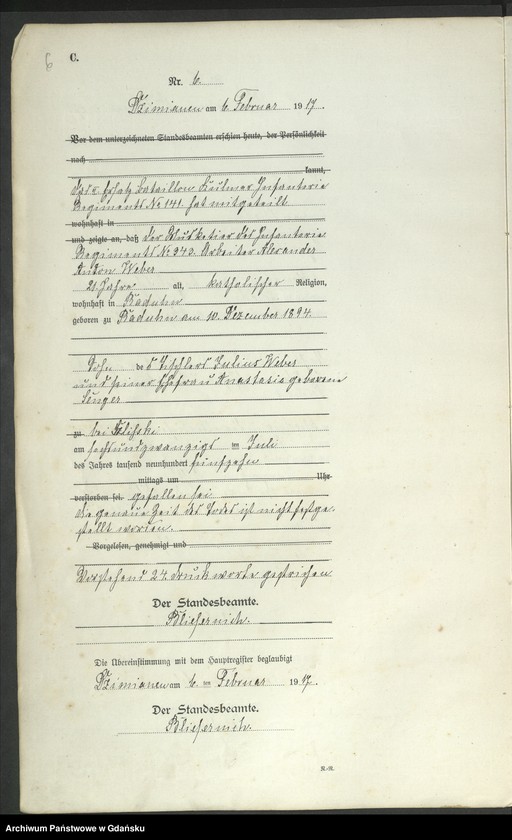 Obraz 9 z jednostki "Księga zgonów"