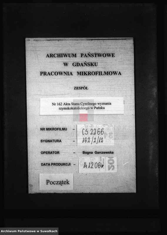 image.from.unit.number "Dowody do akt ślubnych Parafii Puńsk za r 1867"