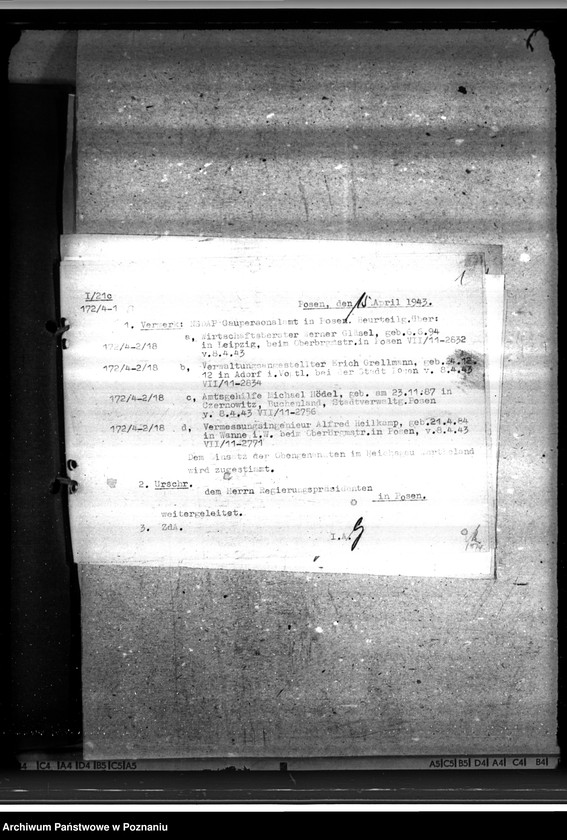 Obraz 5 z jednostki "Politische Beurteilungen der Angestellten"