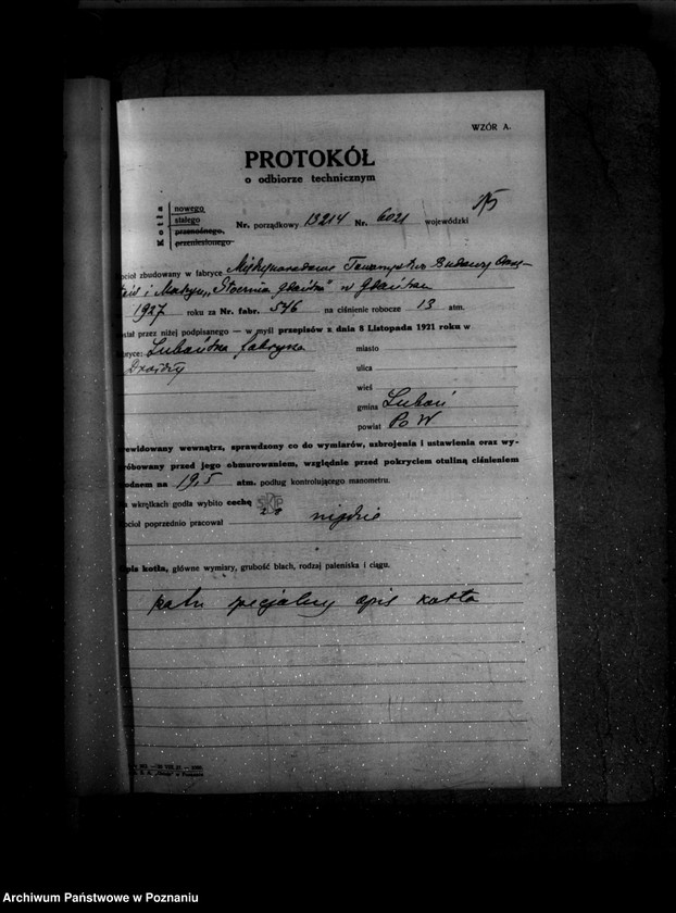 Obraz 16 z jednostki "Lubońska Fabryka Drożdży w Luboniu powiat poznański nr woj. 6021"