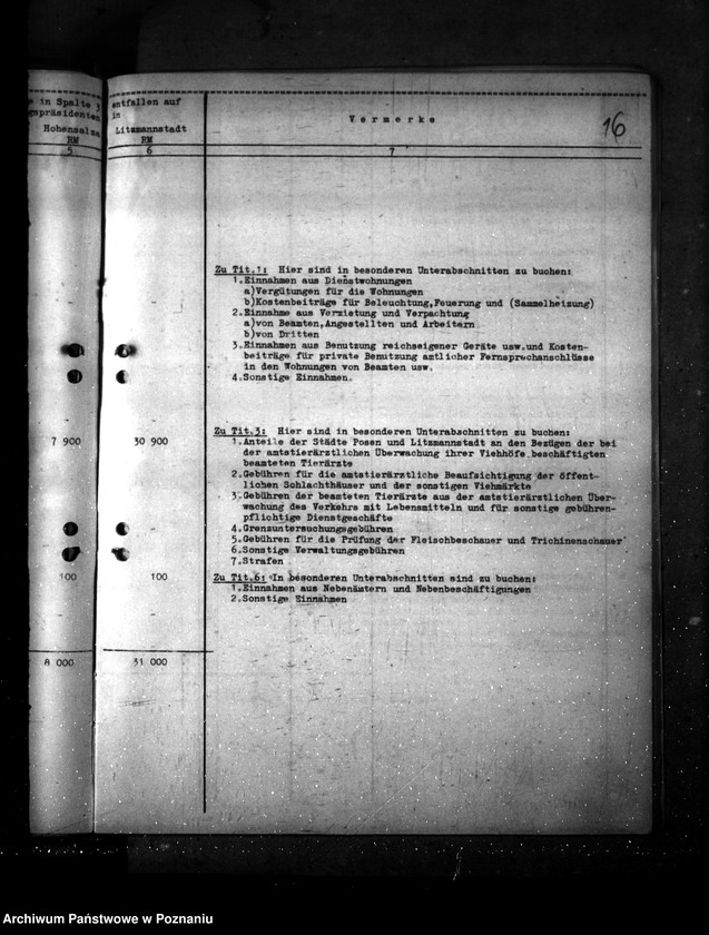 Obraz 20 z jednostki "Kassenanschlag 1940- Veterinär- Verwaltung"