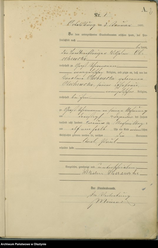 image.from.unit.number "Geburts-Haupt-Register Nr 1 - 99"