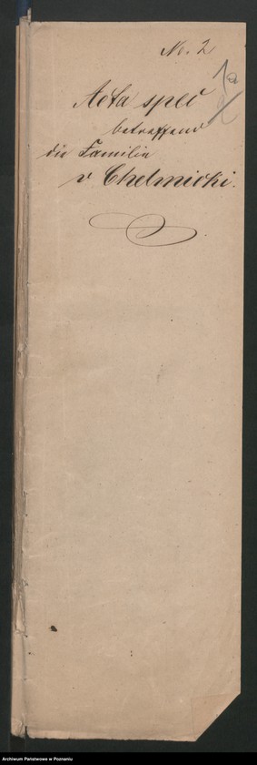 Obraz 5 z jednostki "A. betr. die Familie von Chełmicki"