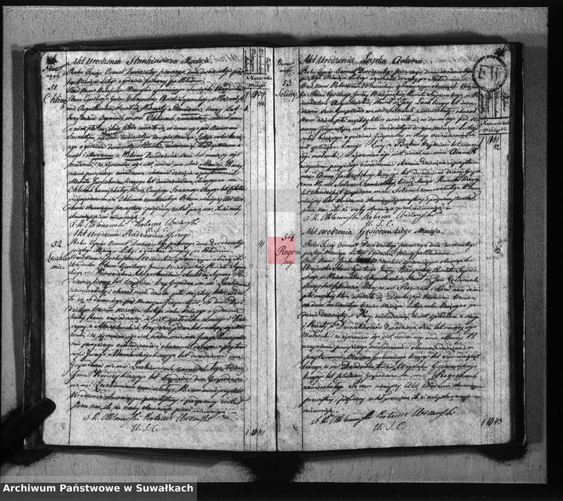 image.from.unit.number "Akta urodzonych gminy wiżańskiey obwodu seyneńskiego, w województwie augustowskim od dnia 1-go stycznia do dnia ostatniego grudnia 1821 roku"