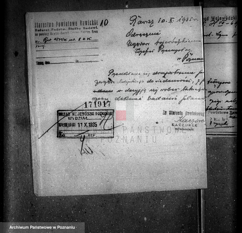 Obraz 15 z jednostki "Zatwierdzenie zakładu przemysłowego /fabryki farb/ Firmy H. Perek w Lesznie"