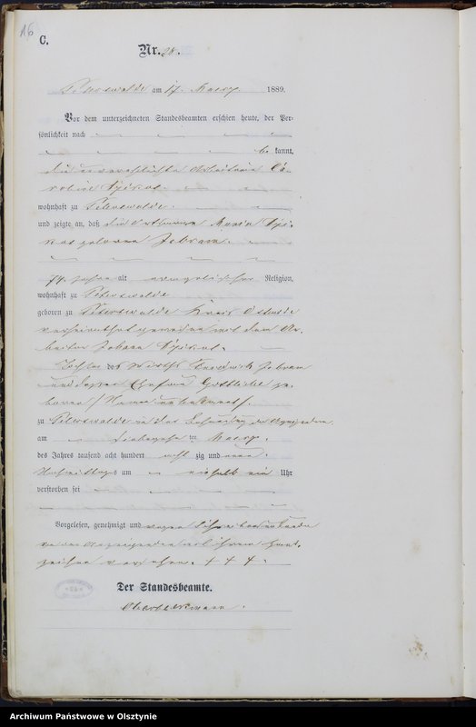 image.from.unit.number "Sterbe-Haupt-Register Nr 13 - 90"