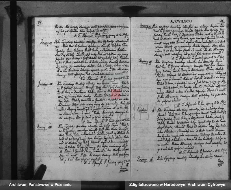 Obraz 20 z jednostki "Księga urodzonych, zaślubionych i zmarłych"