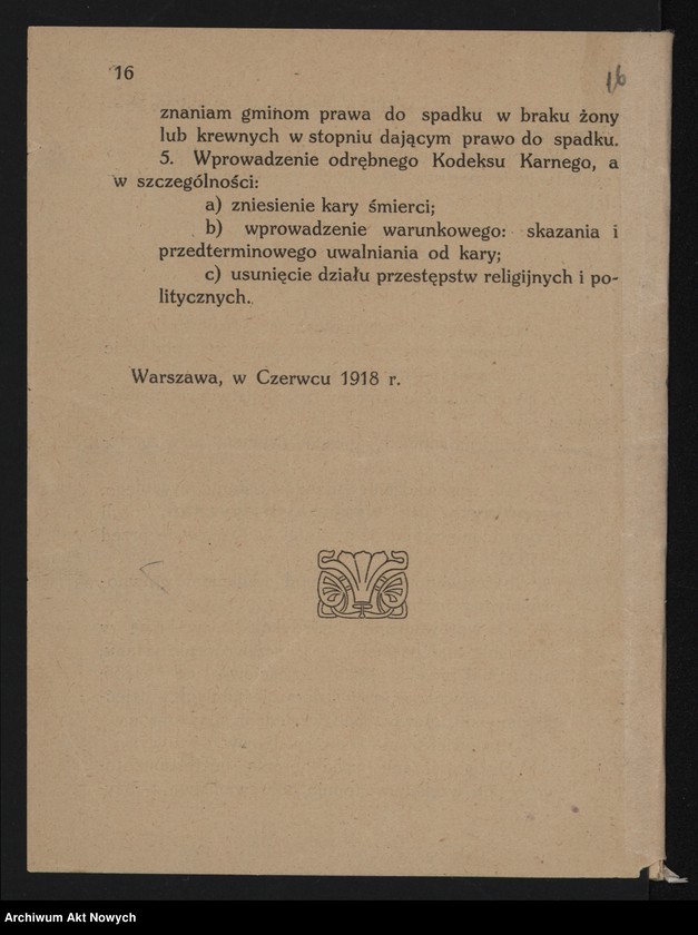 image.from.unit.number "Programy, deklaracje ugrupowań politycznych, głównie antykomunistyczne. Memoriał Rozwadowskiego"