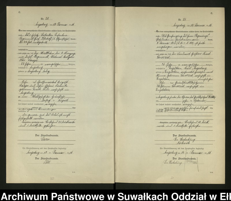 image.from.unit.number "[Sterbe - Register (Neben - Register) Standesamt Angerburg einschl. der Bezirke Gr. Strengeln, Kehlen und Prinowen]"