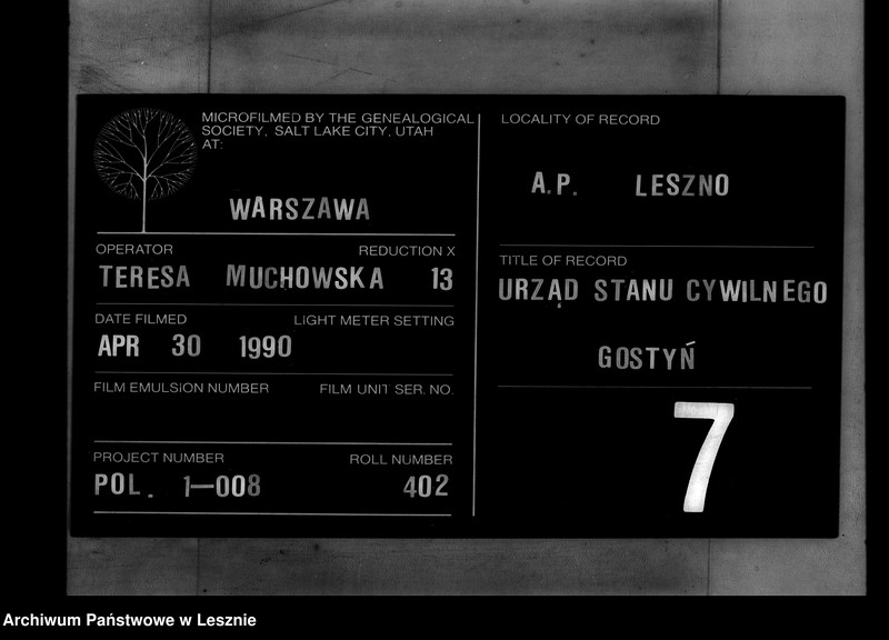 Obraz 1 z jednostki "[Księga urodzeń - wieś]"
