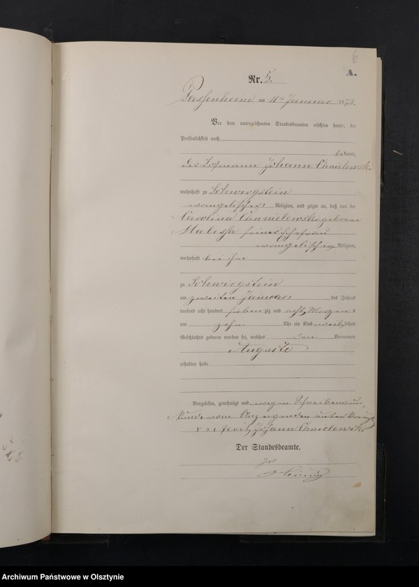 image.from.unit.number "Geburts-Haupt-Register Nr 1 - 208"