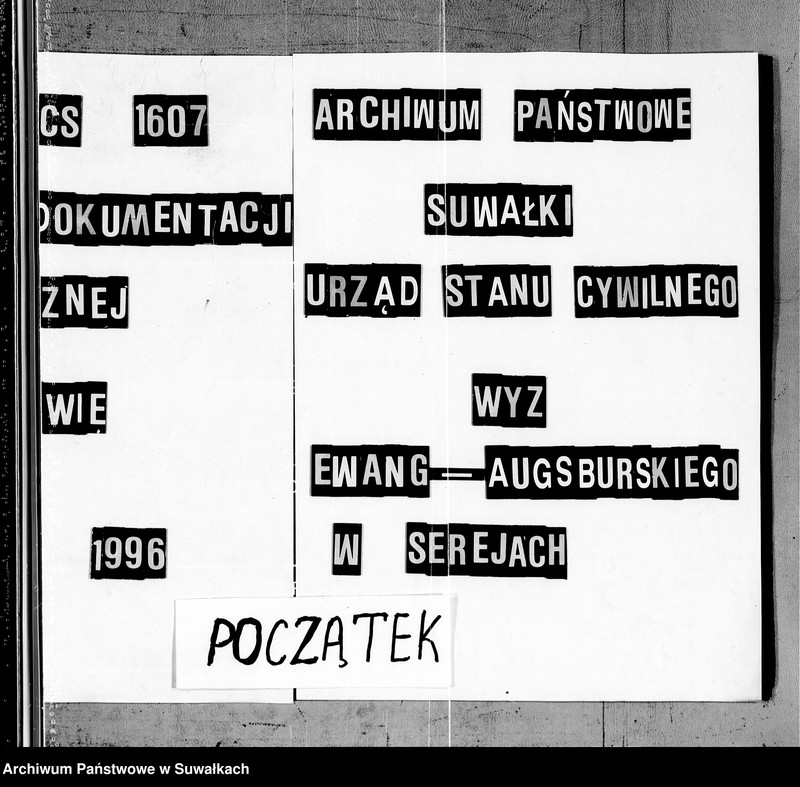 image.from.unit.number "Duplikat aktów Stanu Cywilnego urodzeń, małżeństw i zejść Parafii Ewangelicko-Reformowanej Serejskiej na rok 1861"