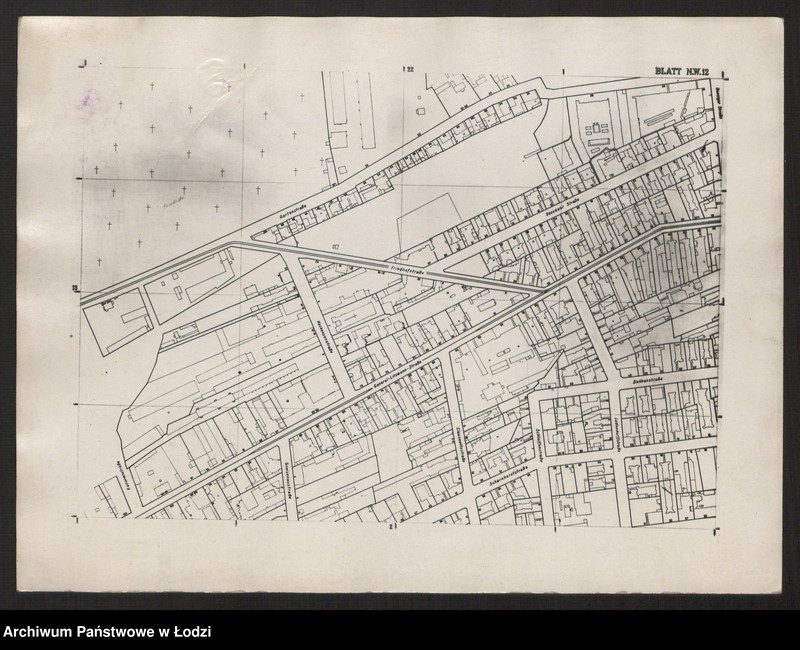 Obraz 5 z jednostki "Plan miasta Łodzi Sekcja NW 12"