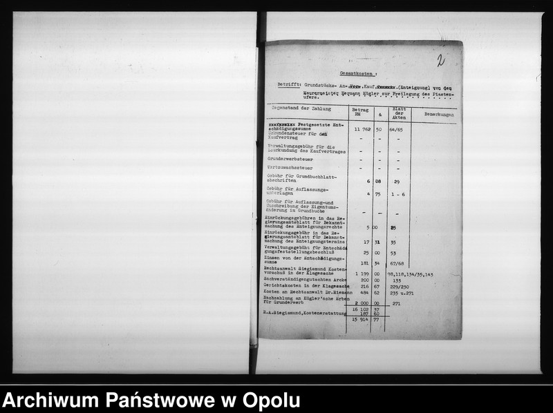Obraz 6 z jednostki "Wywłaszczenie mistrza murarza Hermanna Kügler, w celu budowy "Piastenufer""