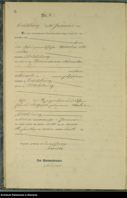 image.from.unit.number "Sterbe-Haupt-Register Nr 1 - 74"