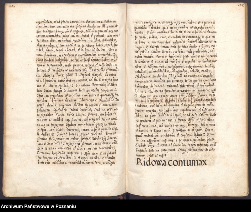 Obraz 16 z jednostki "Acta sequentia coram spectabili consulatu civitatis Posnaniensis."