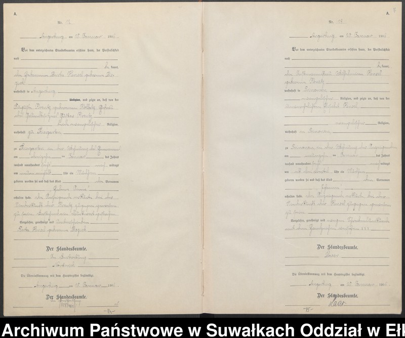 image.from.unit.number "Geburts-Neben-Register des Preussischen Standes-Amtes Angerburg Kreis Angerburg"