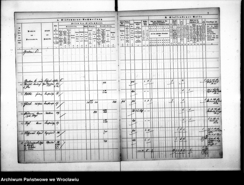image.from.unit.number "Klassensteuerrolle nebst Eikommens - Nachweisung"
