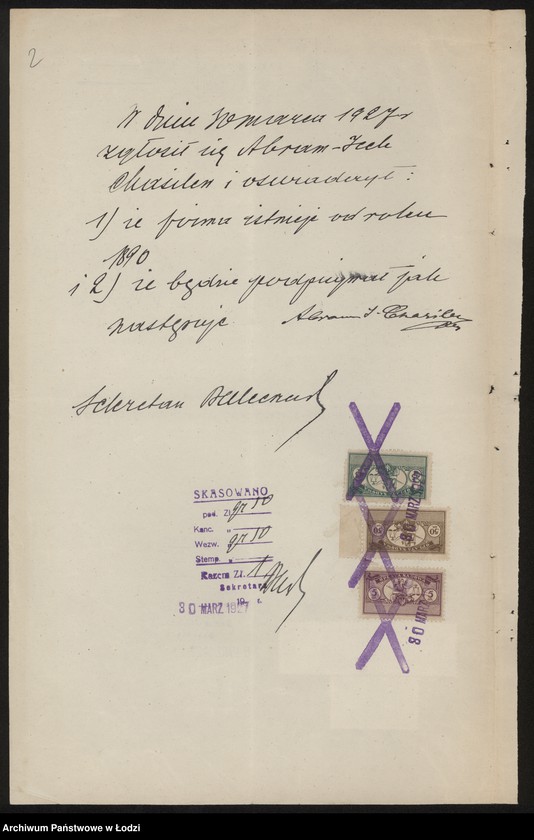 Obraz 4 z jednostki ""Winkol"- Abram Icek Chasilew- handel win i wódek"