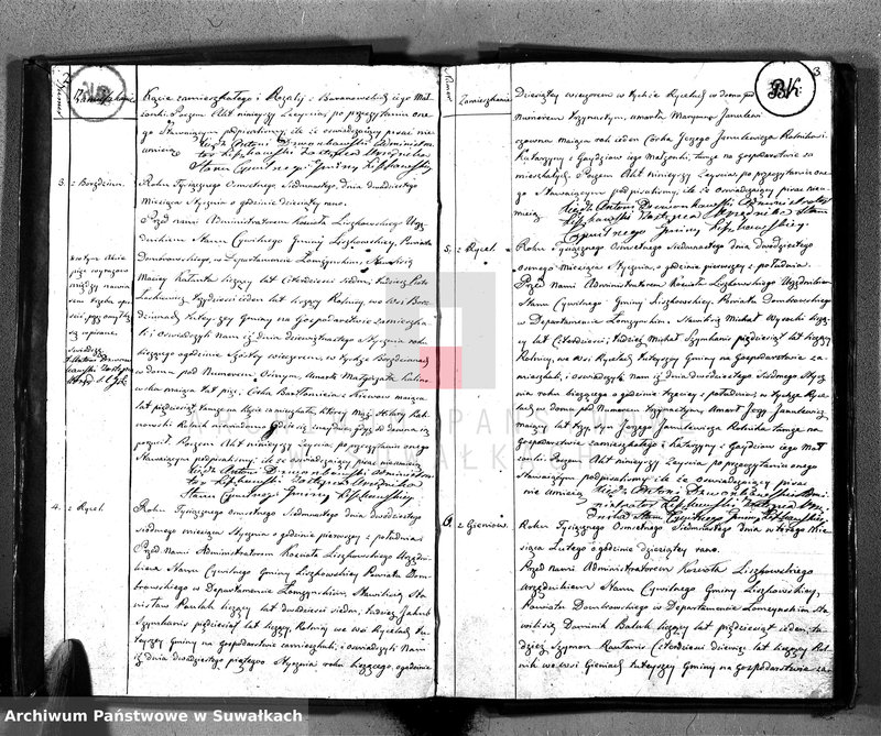 image.from.unit.number "Księga Aktów Zeyscia Urzędnika Stanu Cywilnego Gminy Liszkowskiey na Rok 1817 od 1 stycznia"