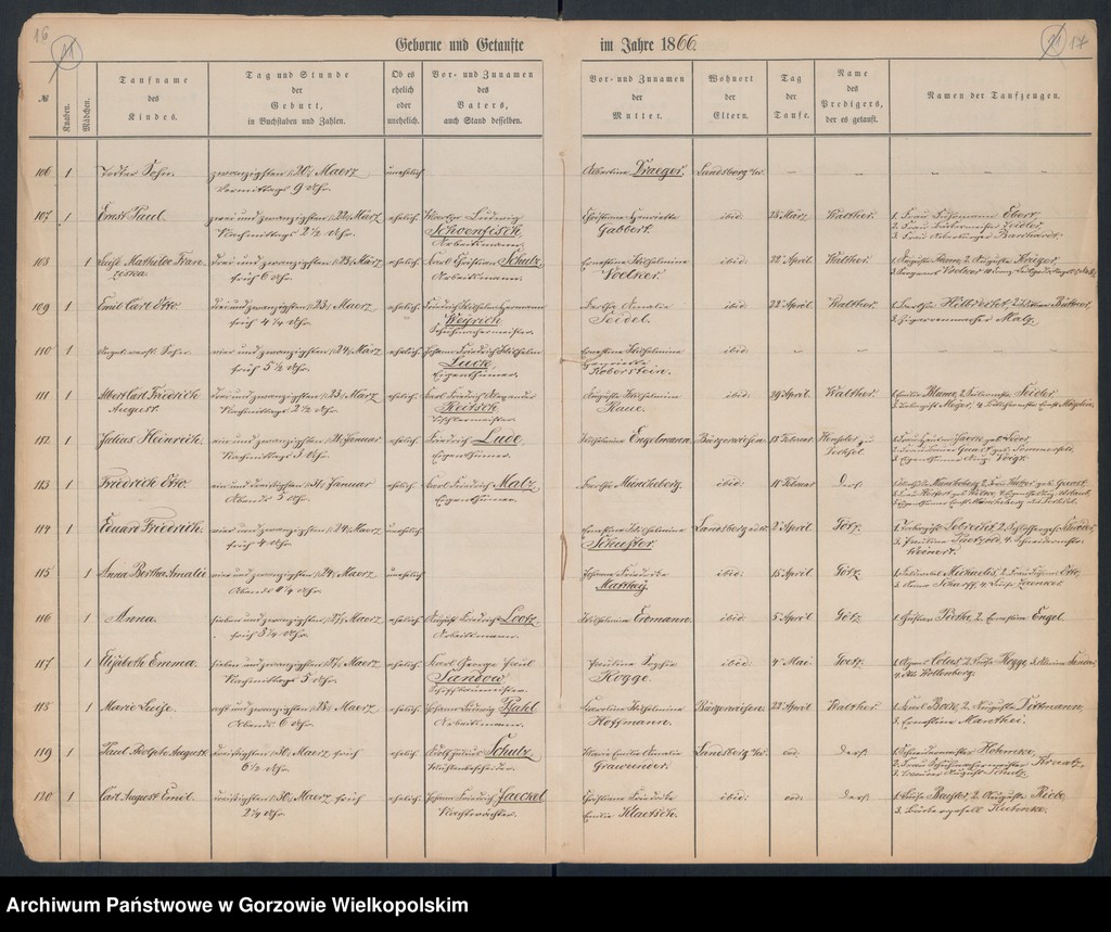 image.from.unit.number "Duplikate der Hauptkirche zu Landsberg an der Warthe (zawiera też księgę zgonów Konkordienkirche z 1866 r.)"