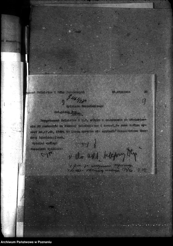 Obraz 13 z jednostki "Sprawy gospodarcze-ogólne Telefony departamentu"