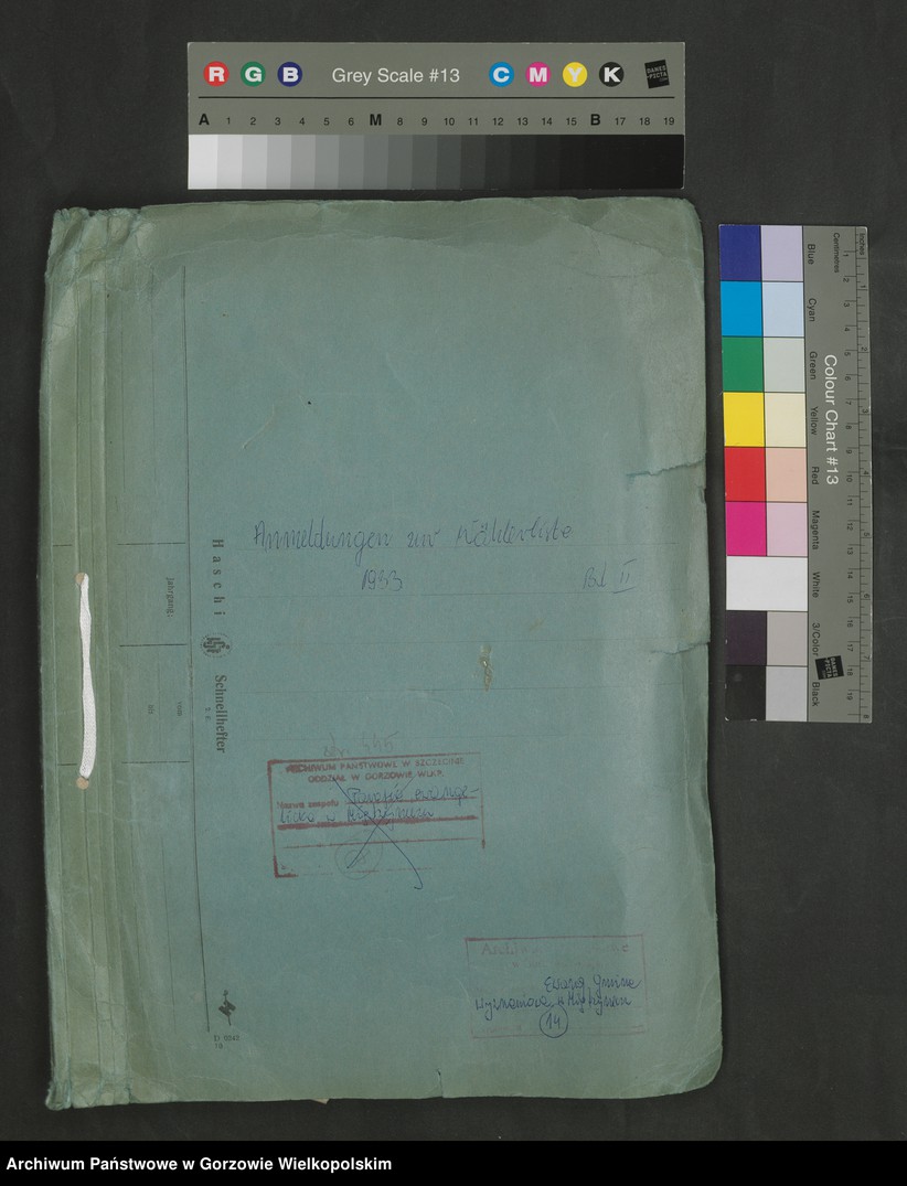 Obraz 2 z jednostki "Anmeldungen zur Wählerliste. Band II"