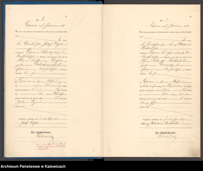 image.from.unit.number "Księga urodzeń T.I nr 1-399"