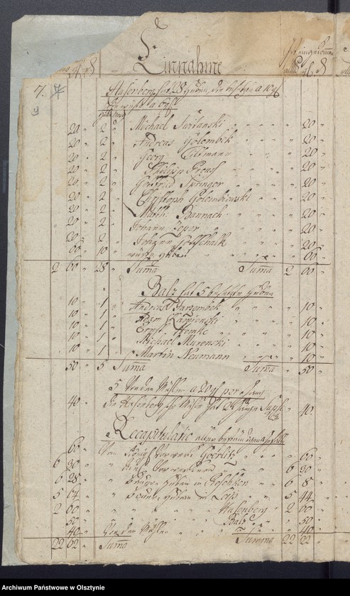 image.from.unit.number "Kirchen Rechnung aller Einnahme und Ausgabe wie auch Bau-Rechnung"