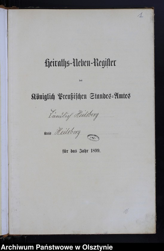 image.from.unit.number "Heiraths-Neben-Register Nr 1 - 19"